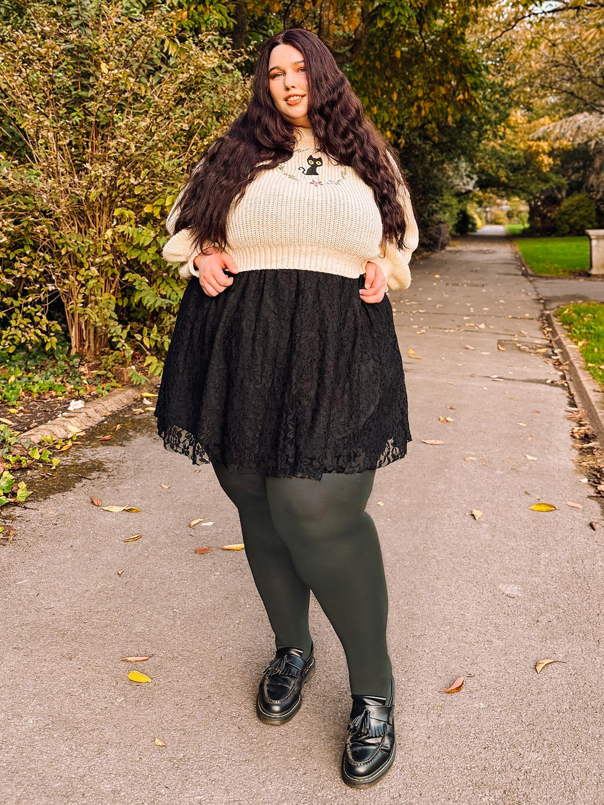 120 Denier Super-Opaque Tights - Crocodile