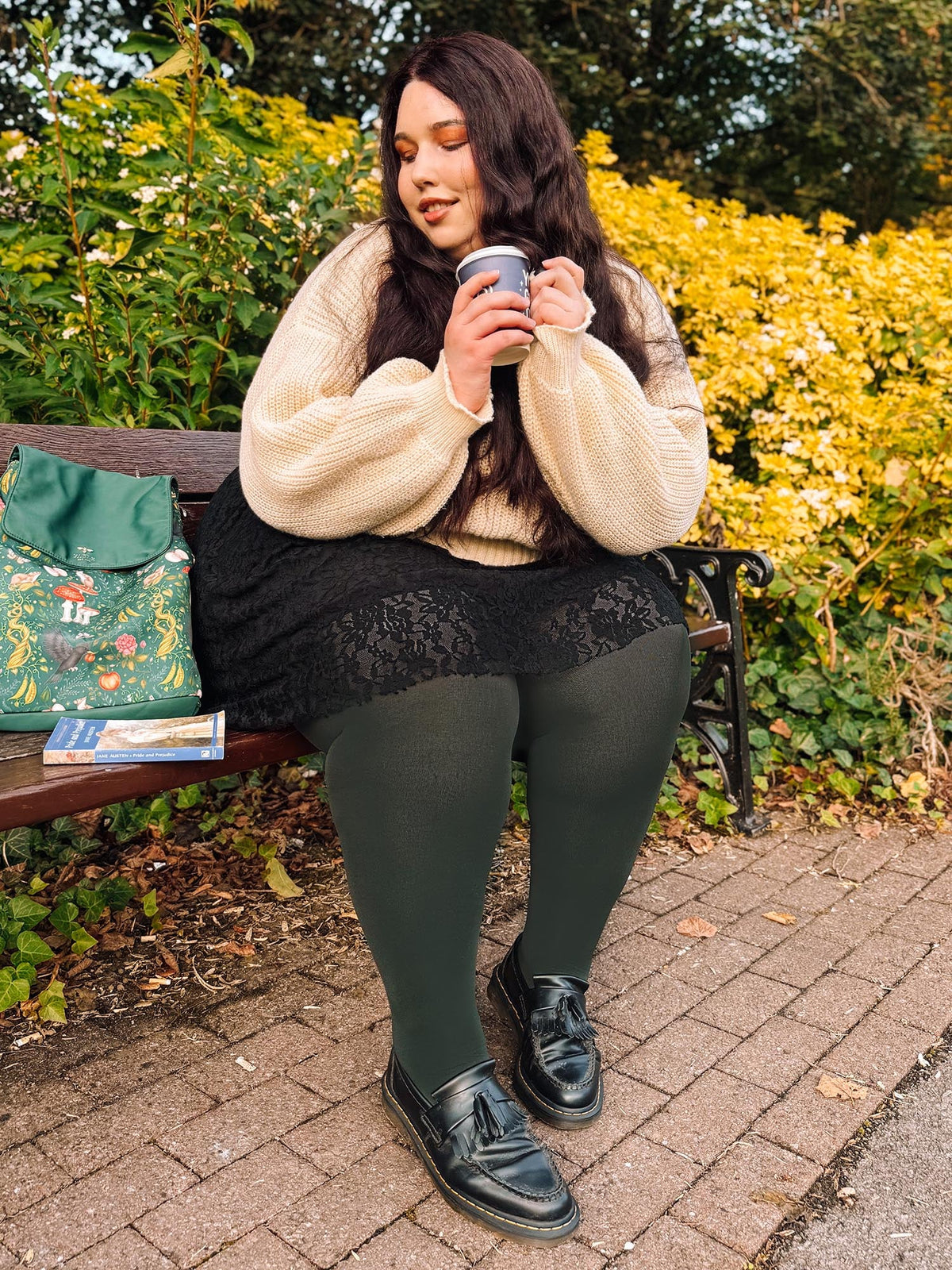120 Denier Super-Opaque Tights - Crocodile