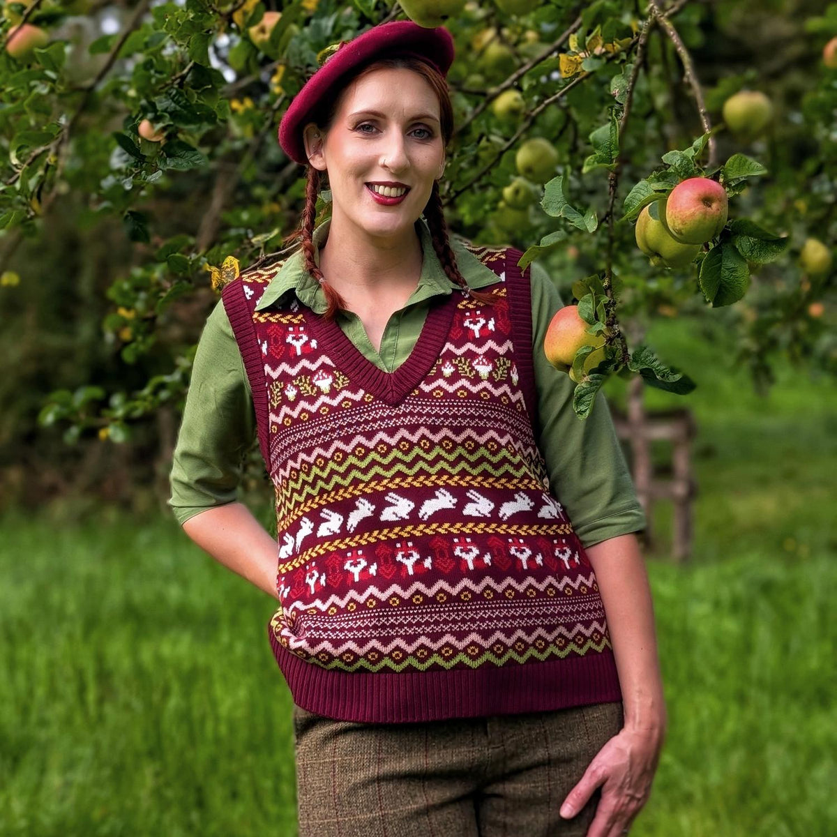Fair Isle Vest - Woodland Adventure - Multi Colour