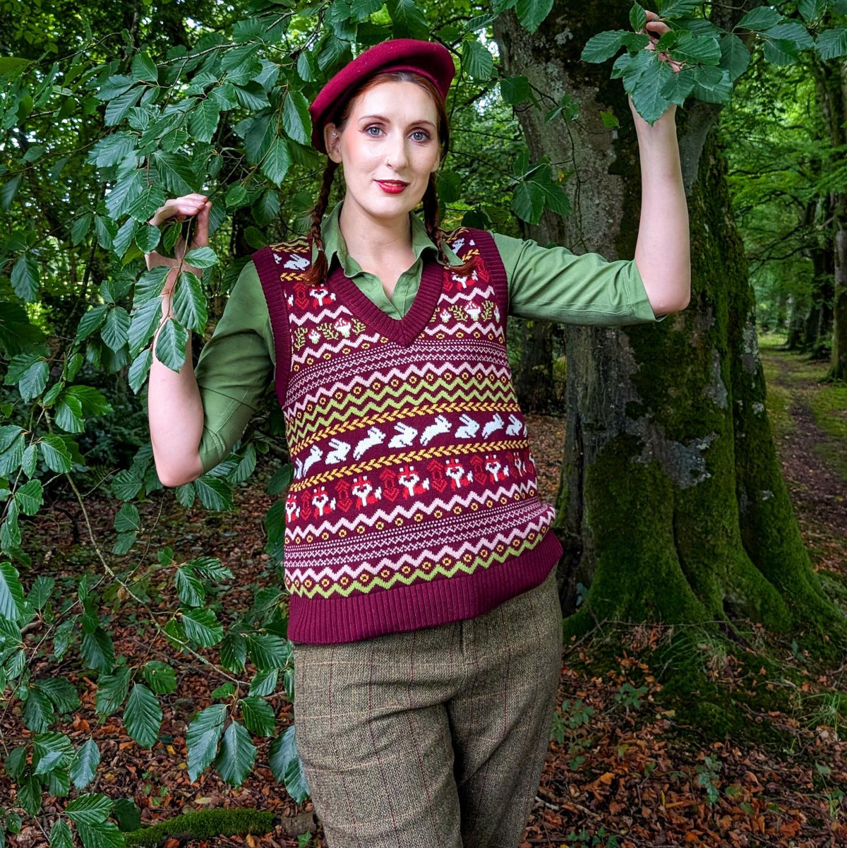 Fair Isle Vest - Woodland Adventure - Multi Colour