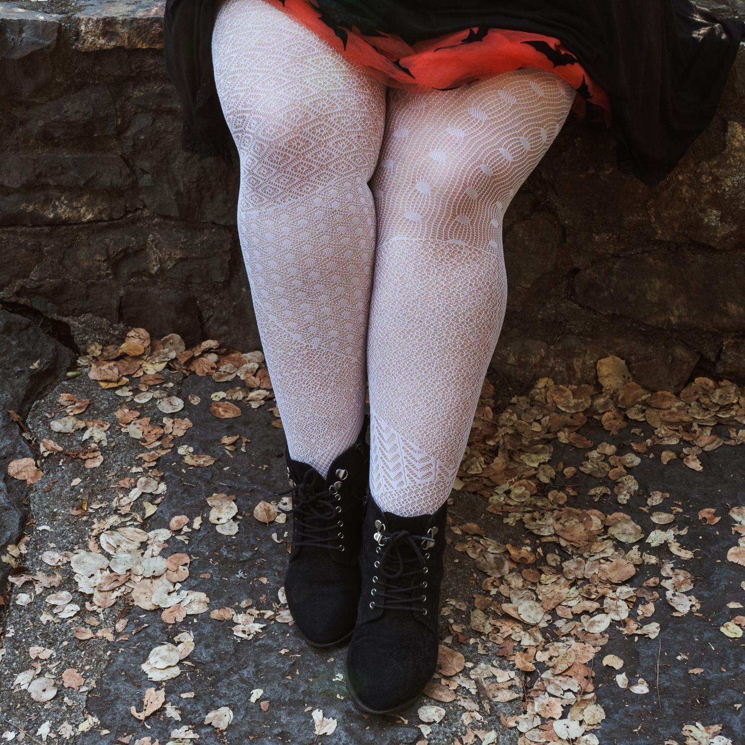Halloween Tights - In Pieces - Snowball
