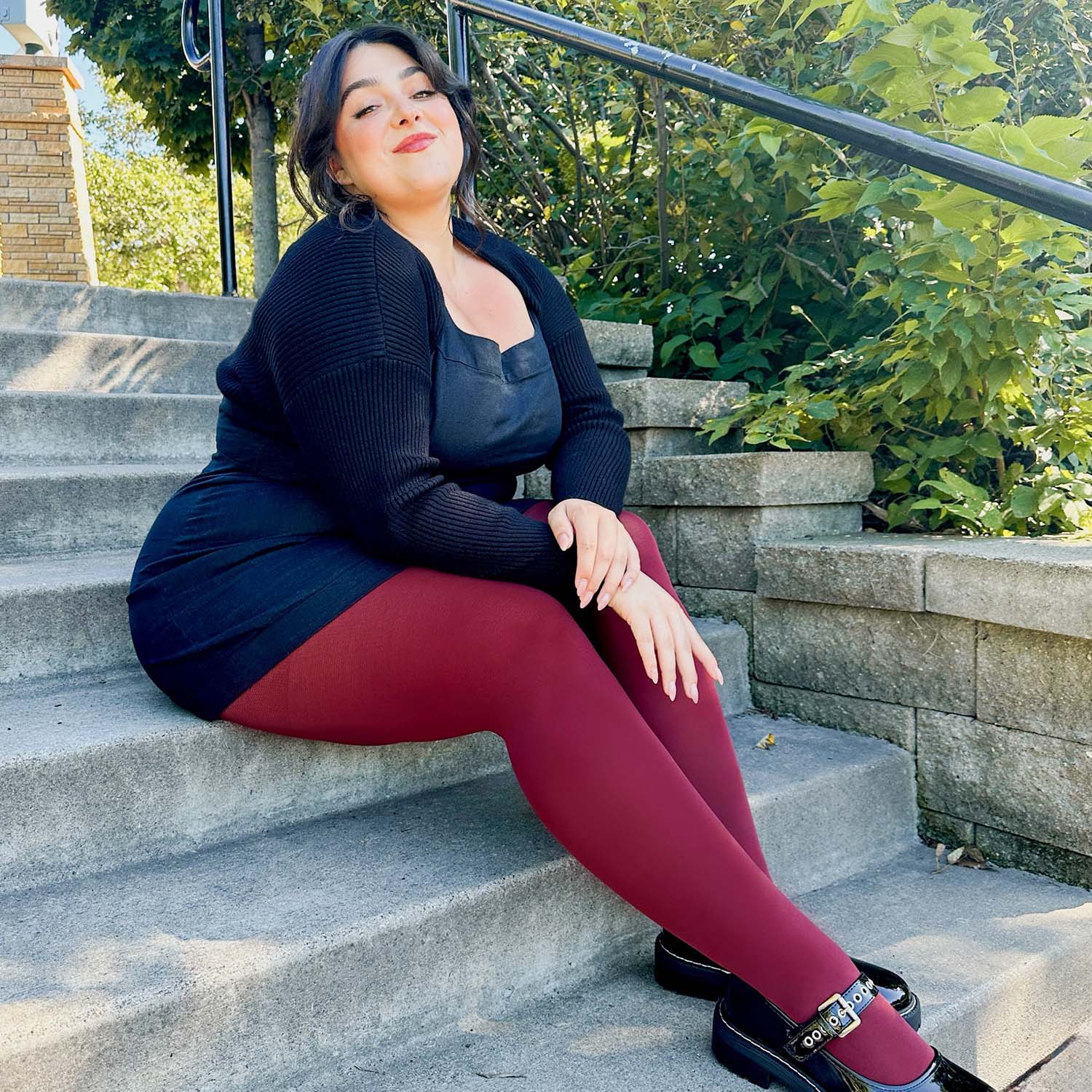 Best plus size opaque tights sale