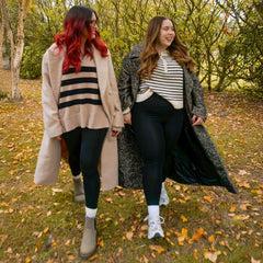 Tracy (left) Size D, 5ft 8 -
Jade (right) Size E, 5ft 2