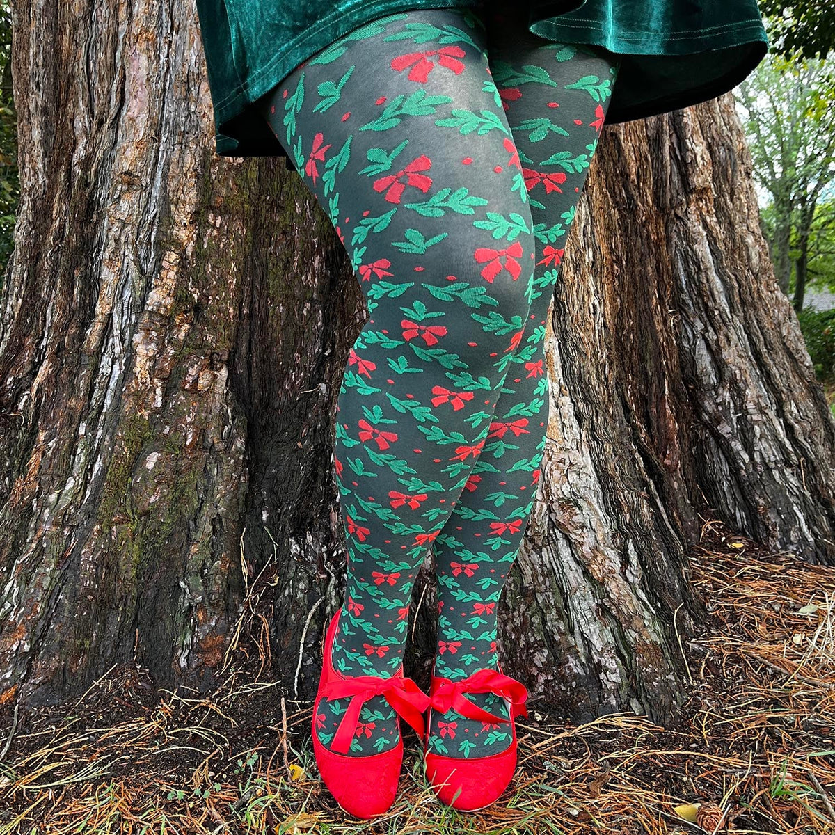 Holly Dolly Tights - Crocodile