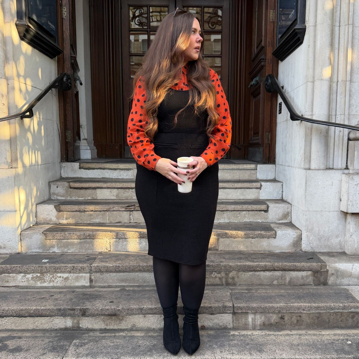 Woven Viscose Tailored Shirt - Spiced Spot