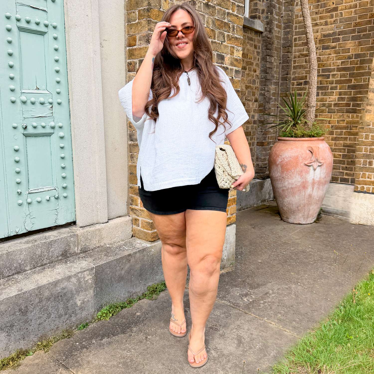 The Ida Cotton Gauze T-Shirt - White