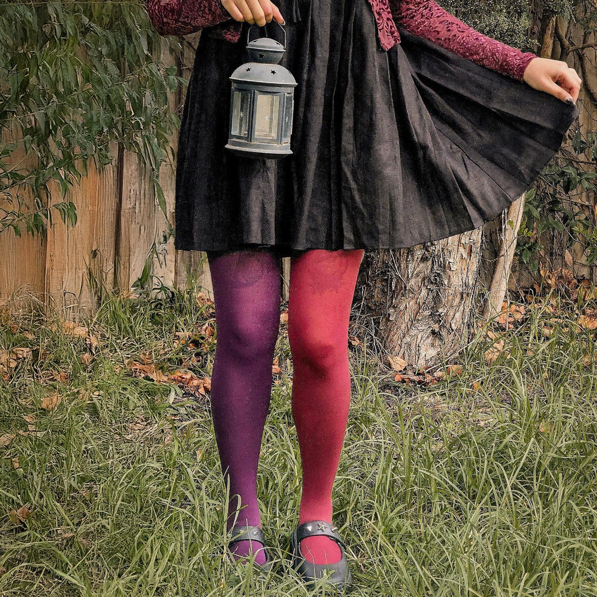 Duo Tights - Plurgundy