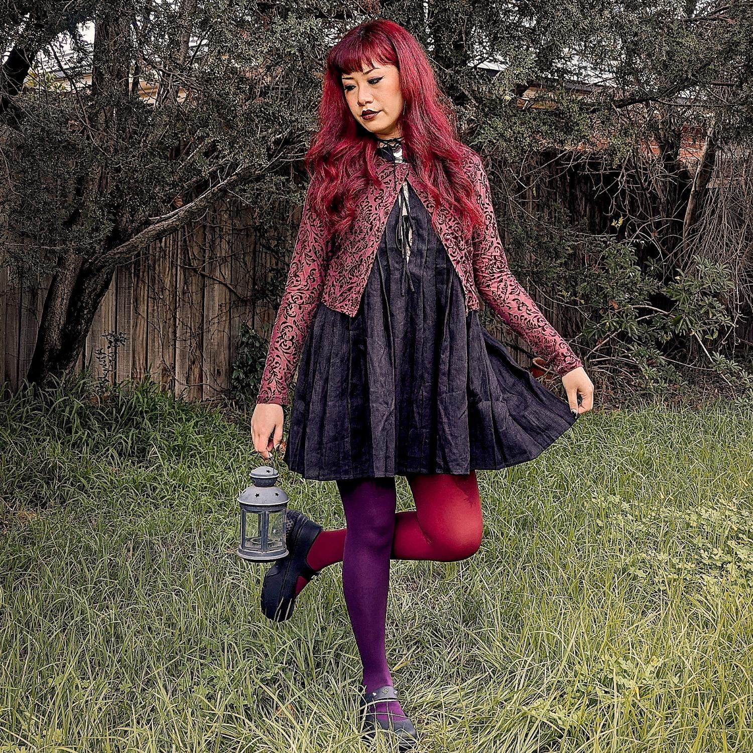 Duo Tights - Plurgundy