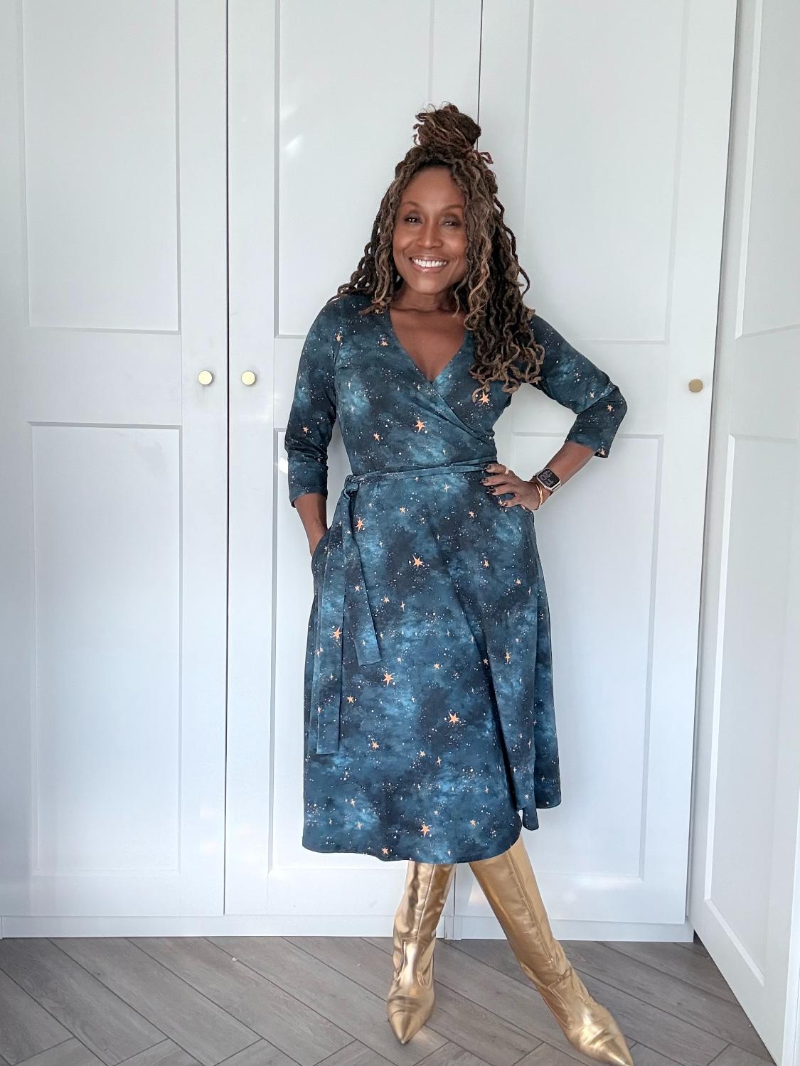 Nebula Wrap Dress