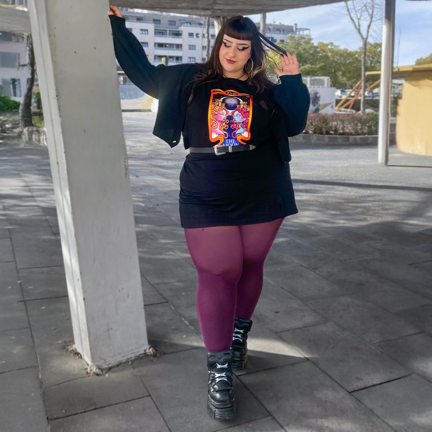 Major Arcana Baby Tee - XVIII The Moon