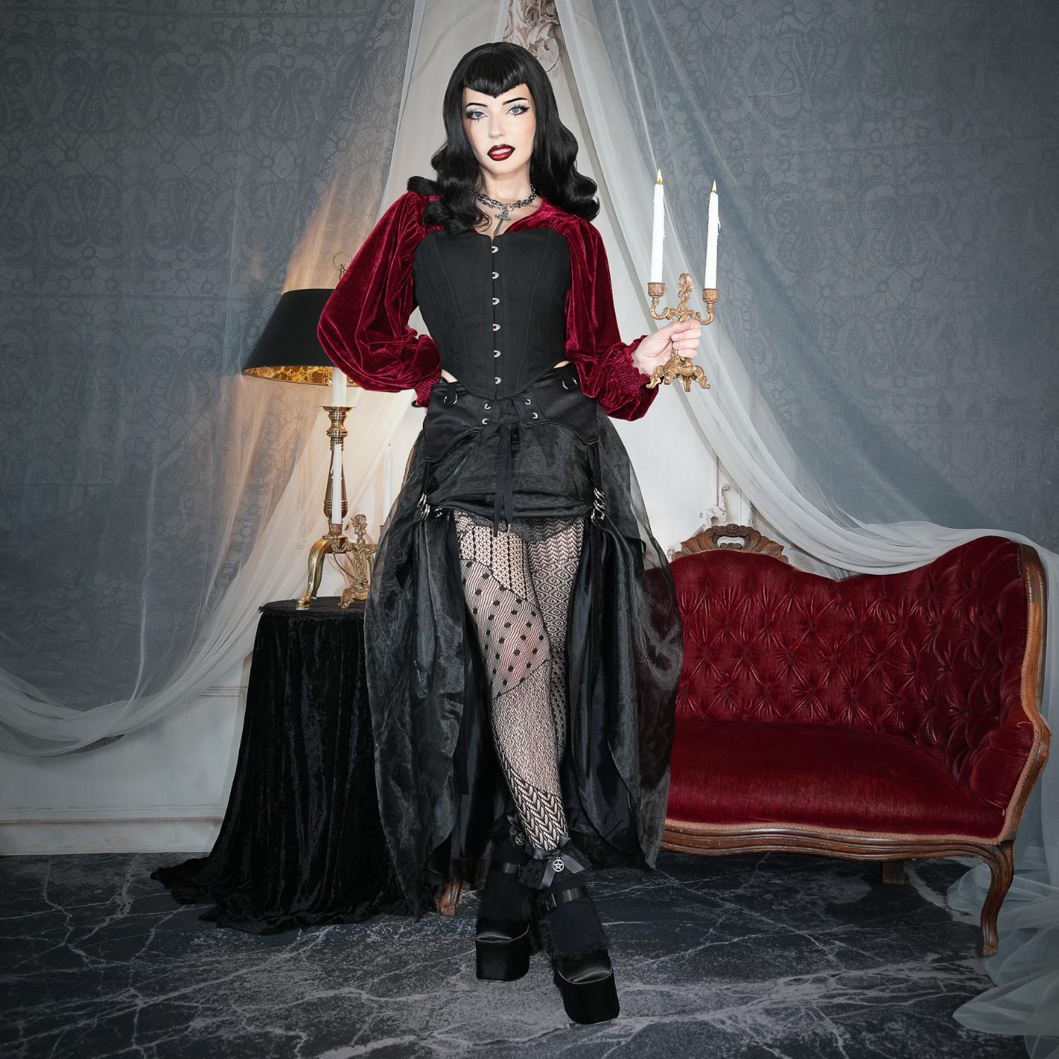 Halloween Tights - In Pieces - Black