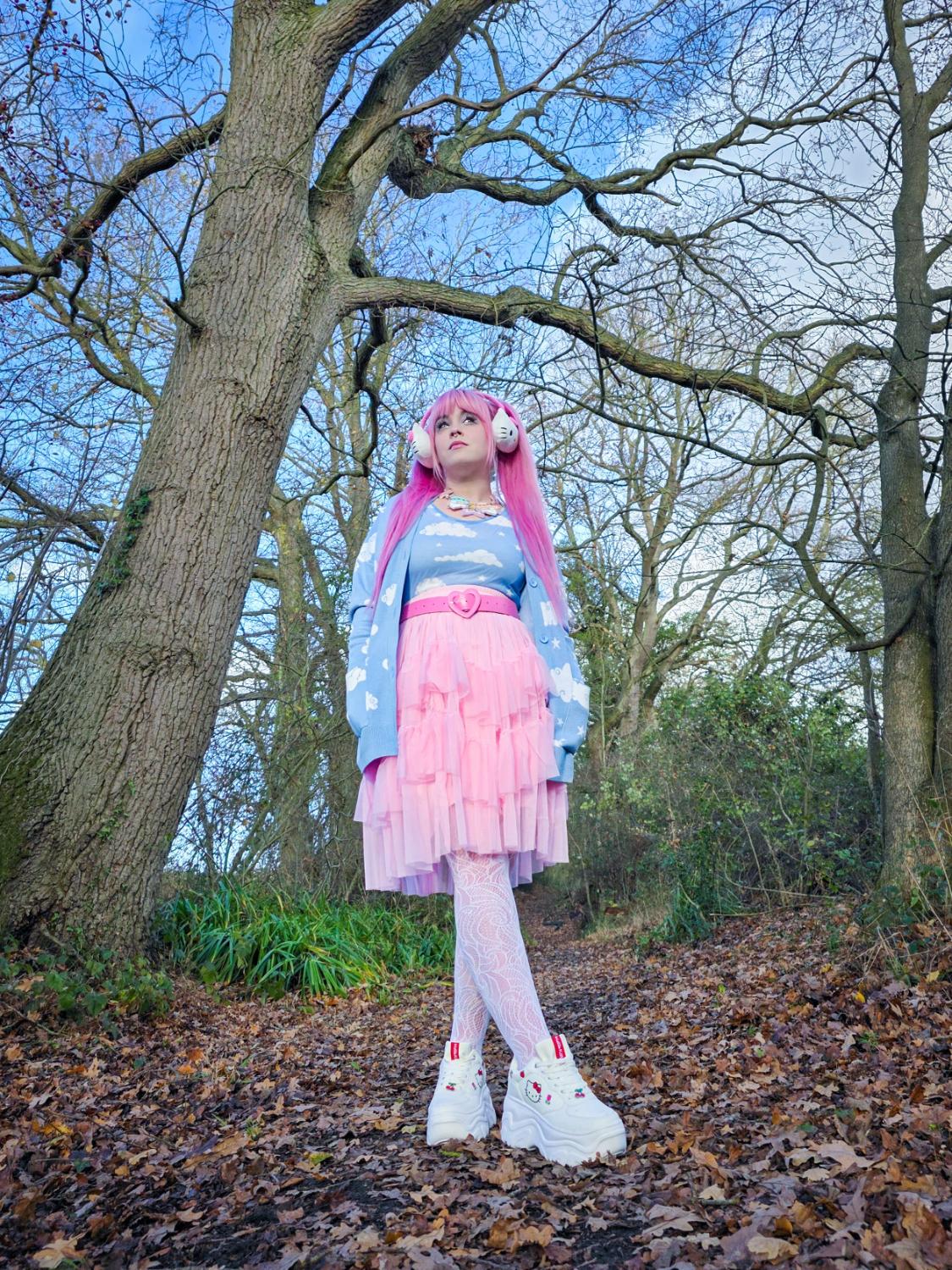 Mesh Skirt - Flushing Pink