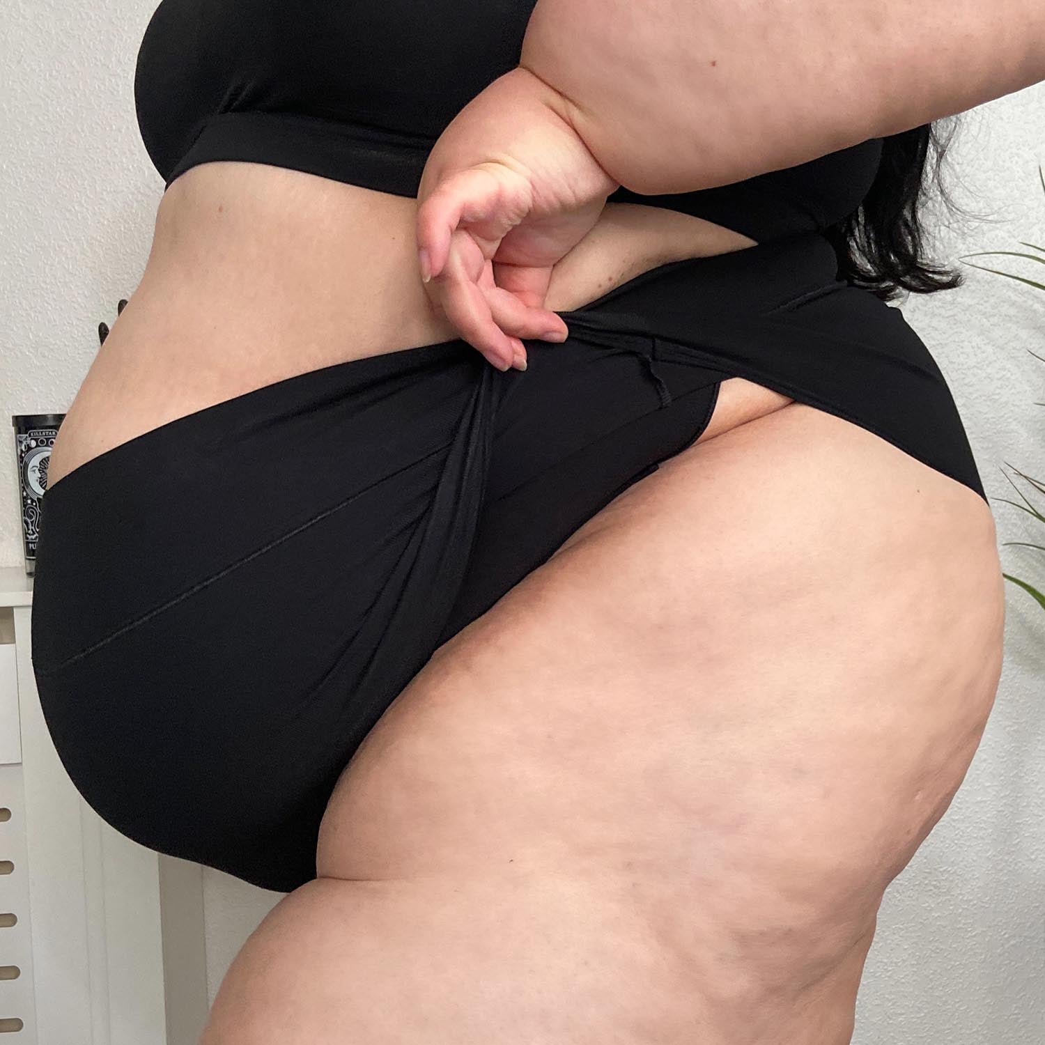 SnagShield Full Brief Knickers - Black