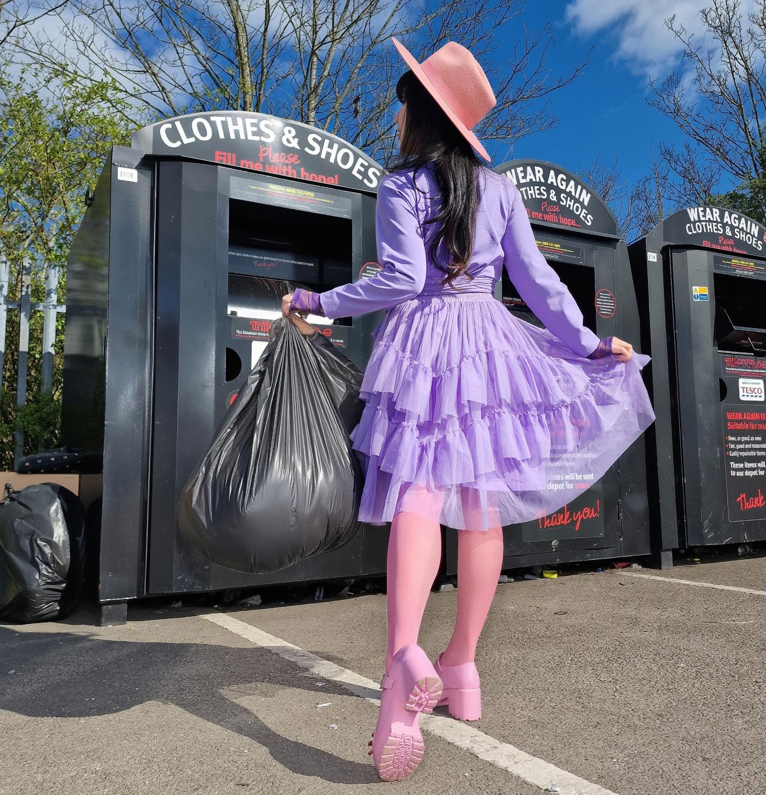 Mesh Skirt - Lavender