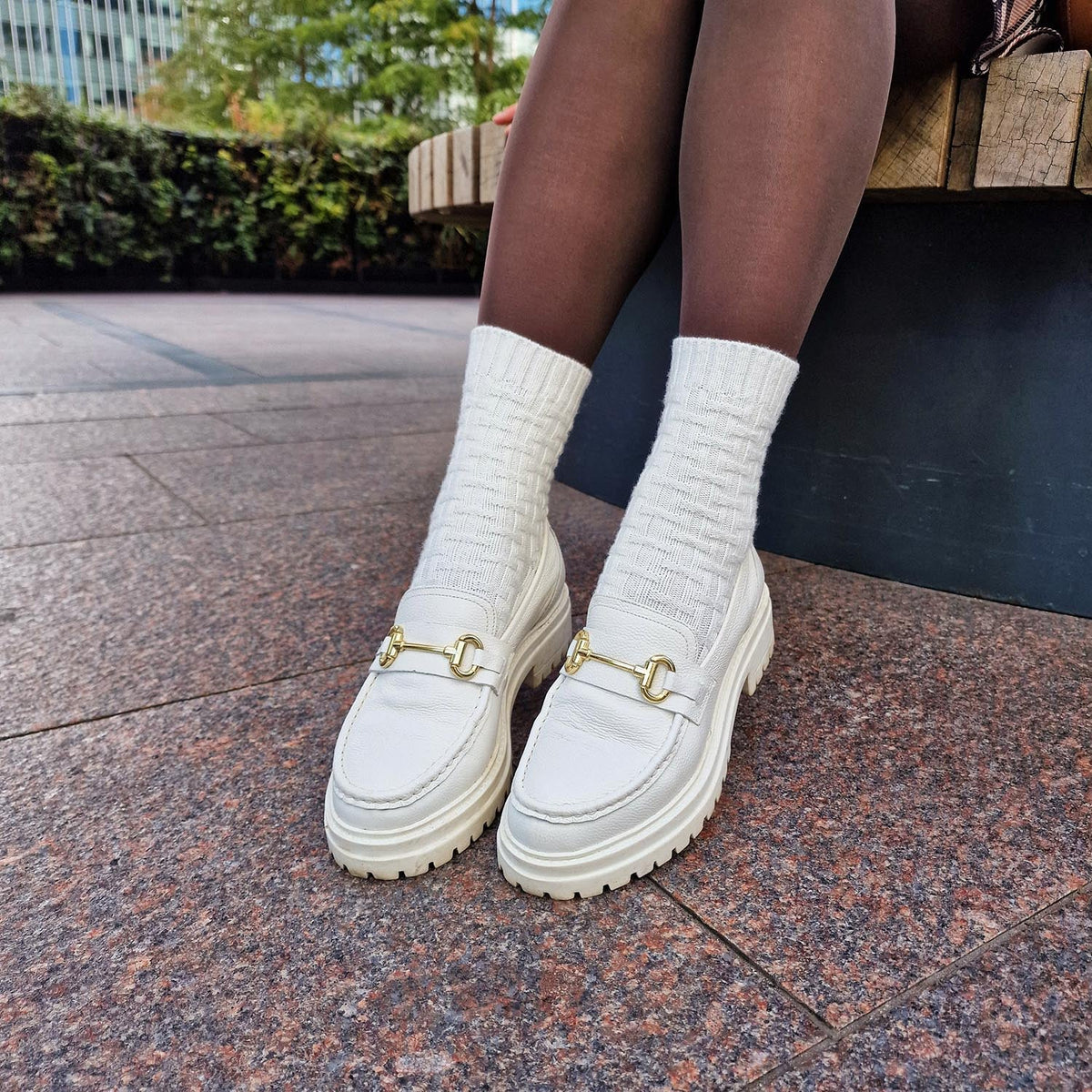 Everyday Crew Socks - 5 Pairs in White