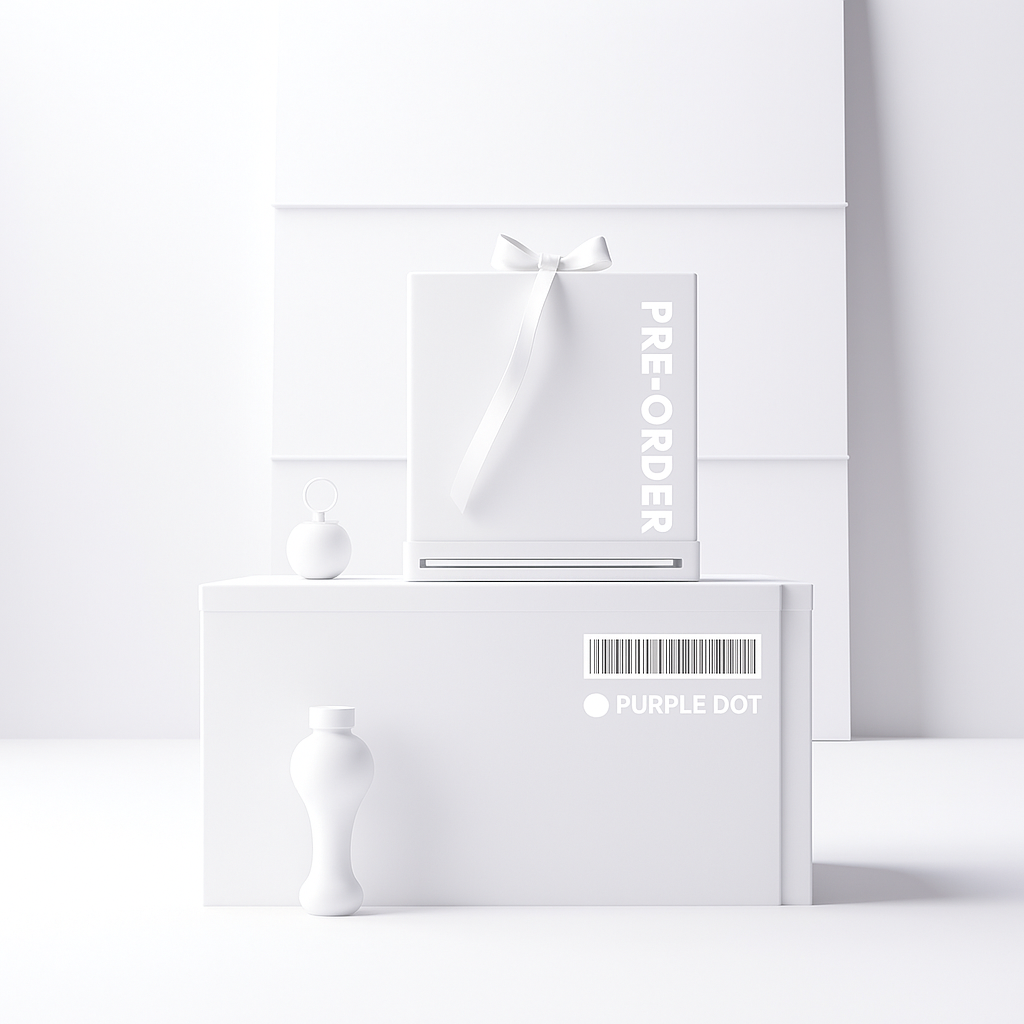 Z - Purple Dot Test Product - White