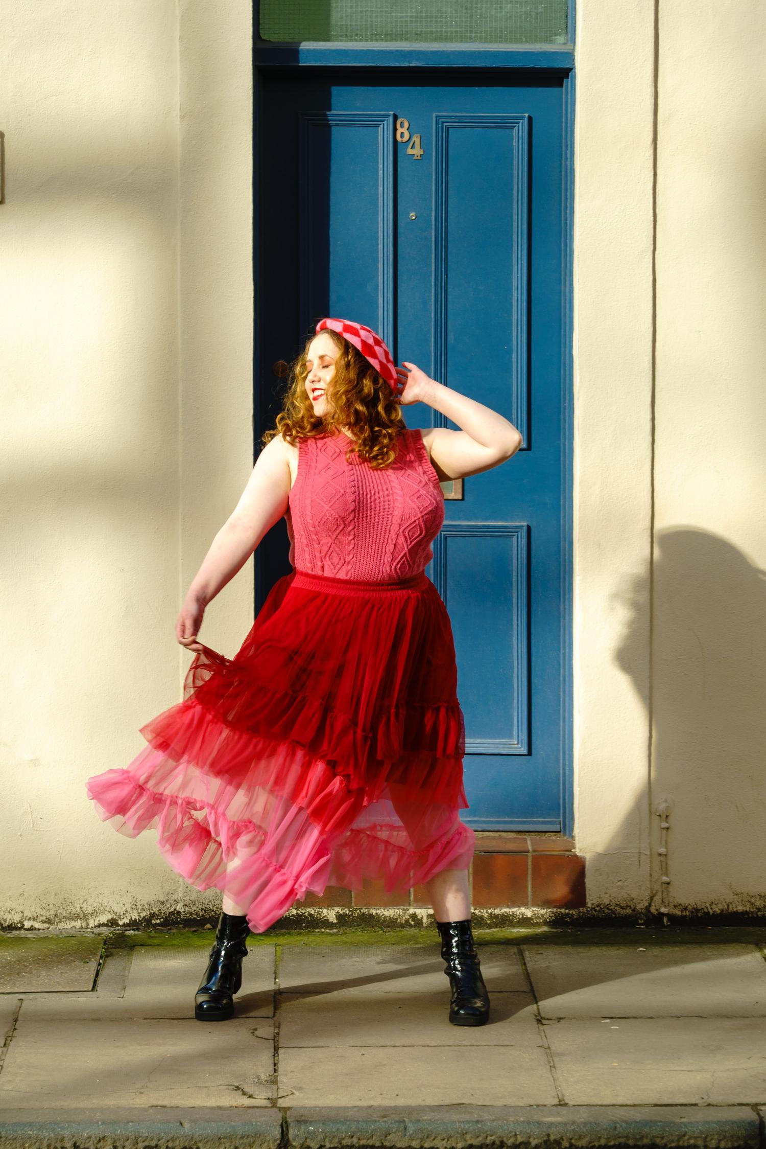 Mesh Maxi Skirt - Pirouette Ombre