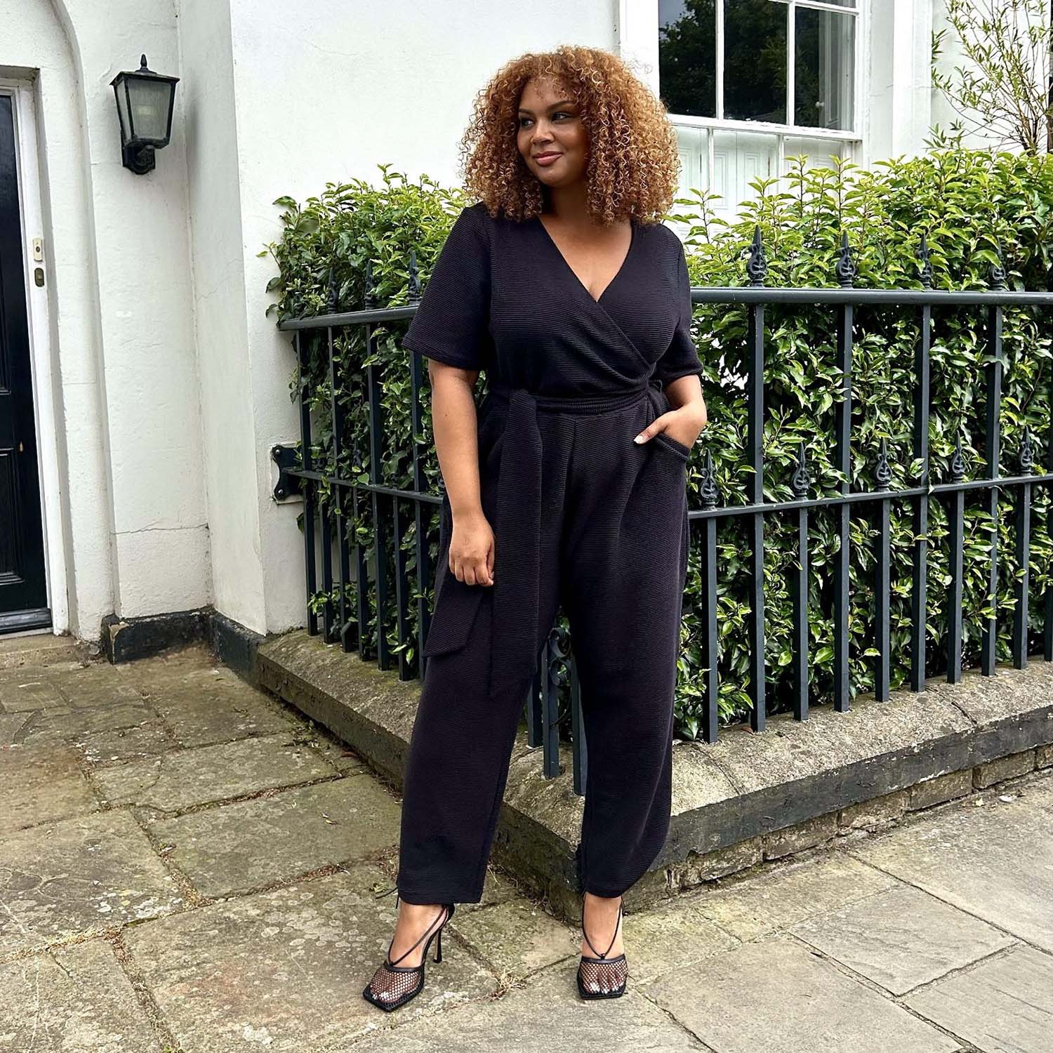Ottoman Jumpsuit in Black Snag Snag Australia