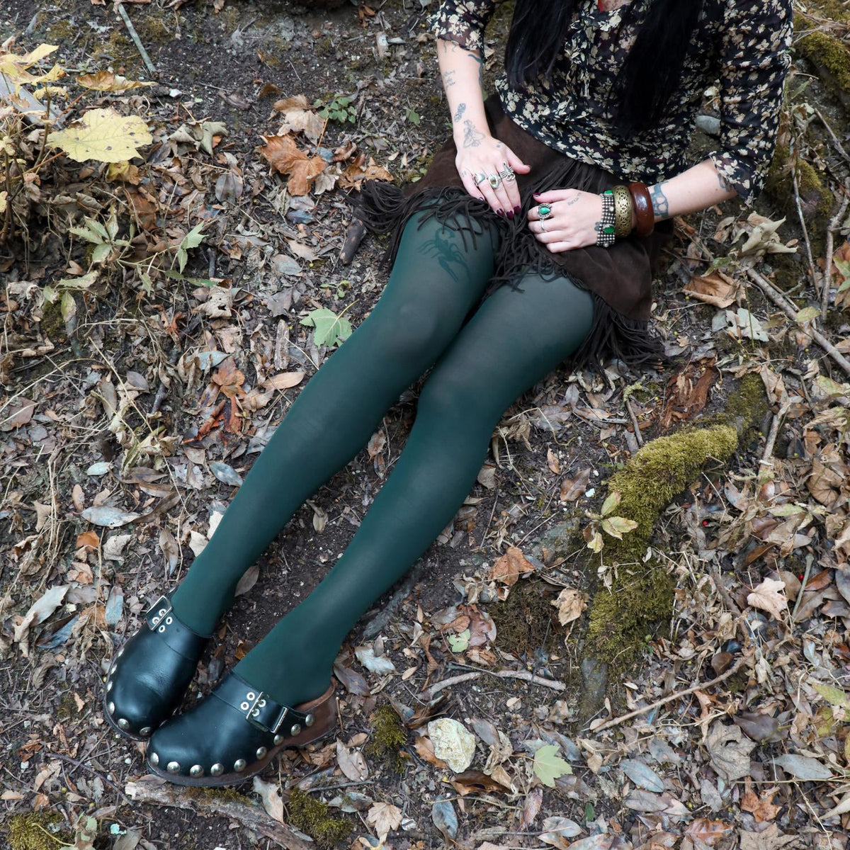 50 Denier Tights - Crocodile
