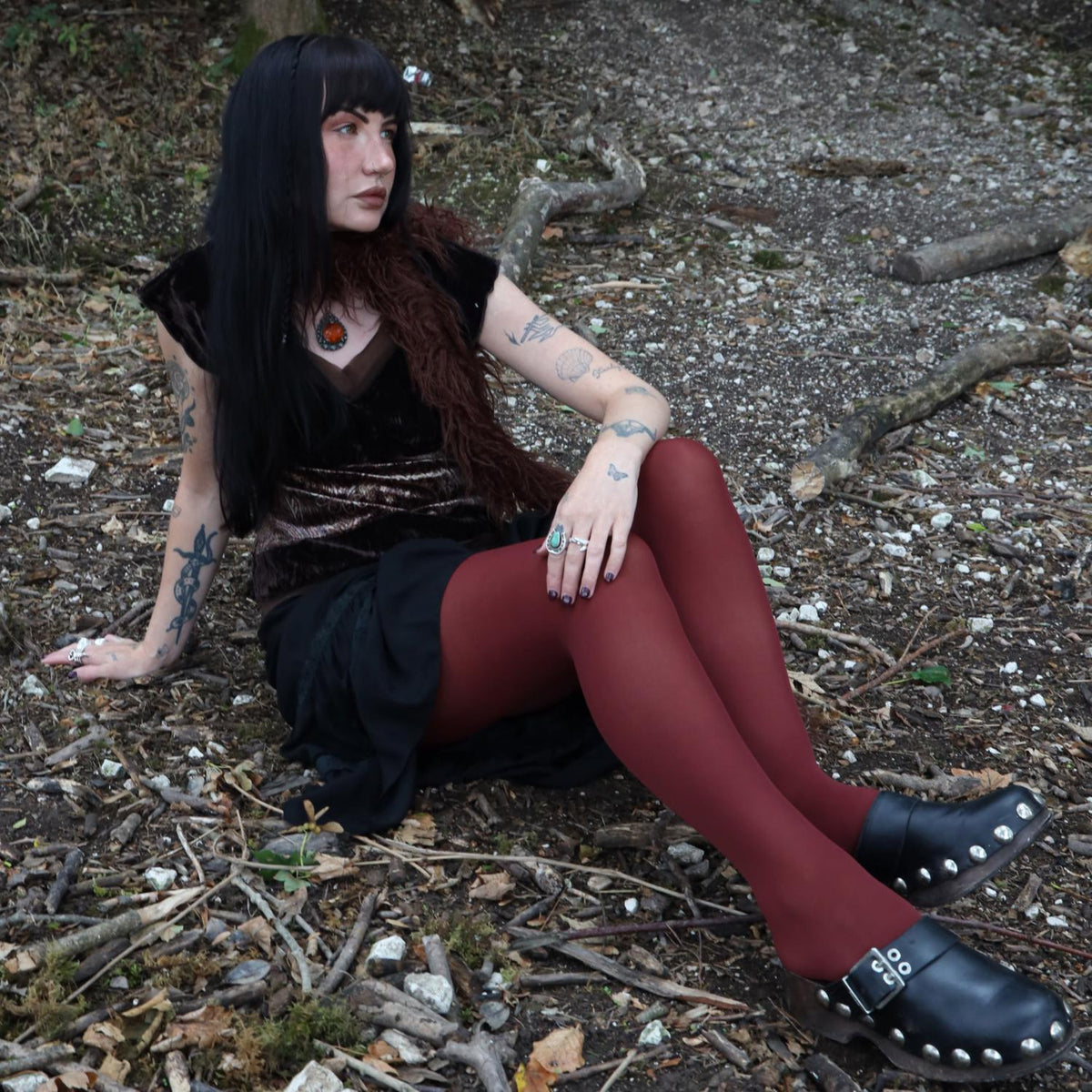 Semi-Opaque 50 Denier Tights - Roast