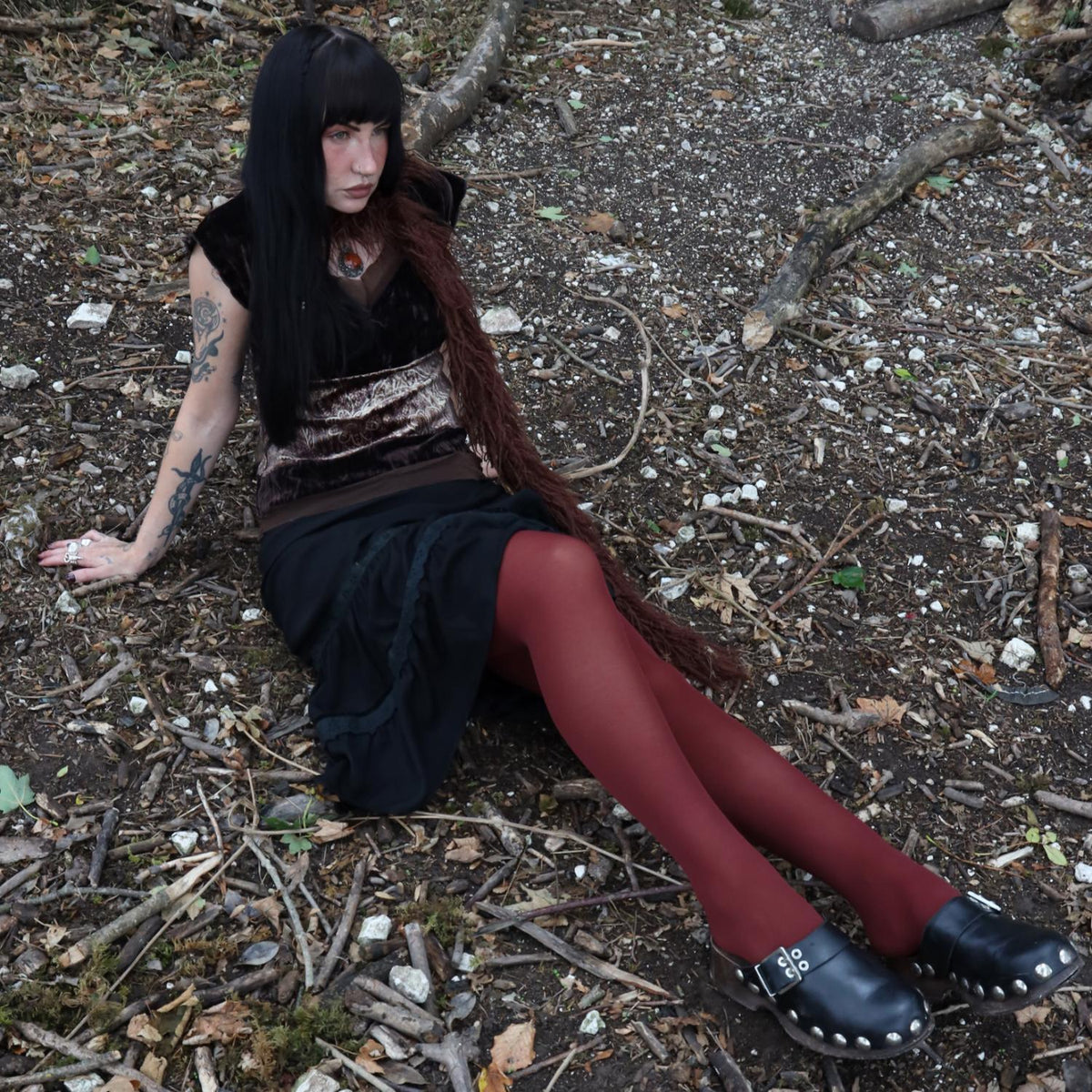 Semi-Opaque 50 Denier Tights - Roast