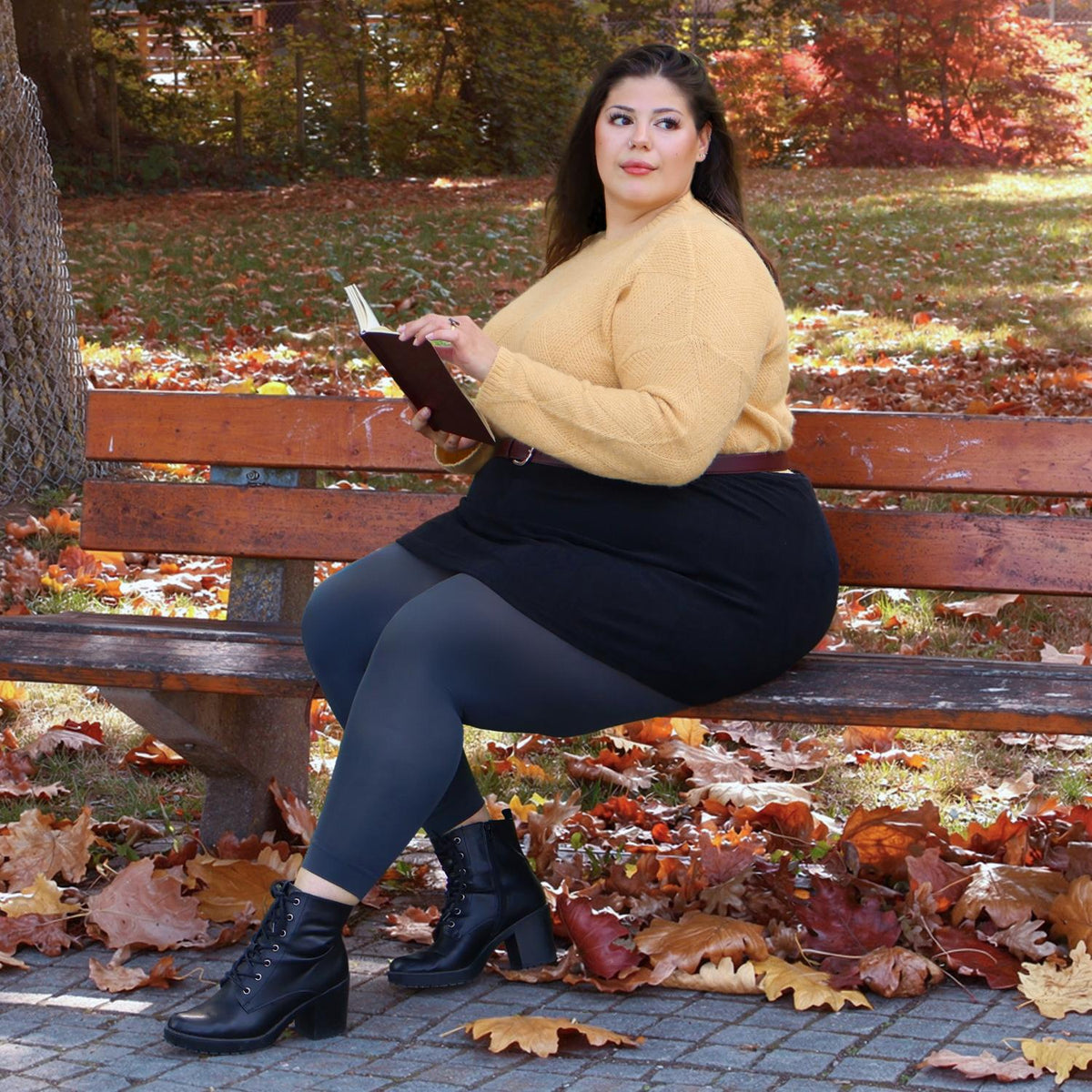 Footless Tights - Slate