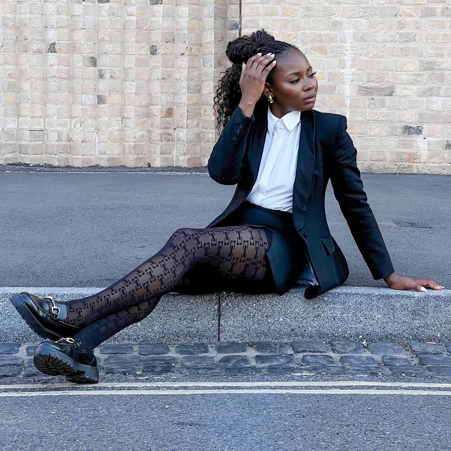 Lock In | Graphic Patterned Tights | Snag – Snag Australia