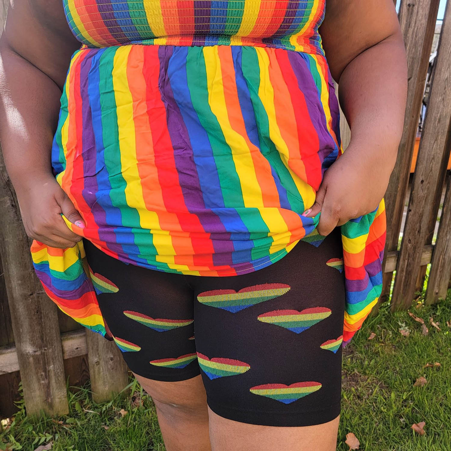 Stay Cool Chub Rub Shorts - Pride Love Is Love