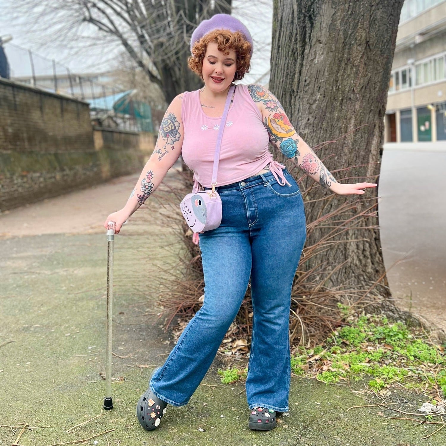 Organic Bootcut Jeans - Atlantic