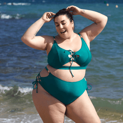 Bikini Top - What Babe? - Teal - Snag