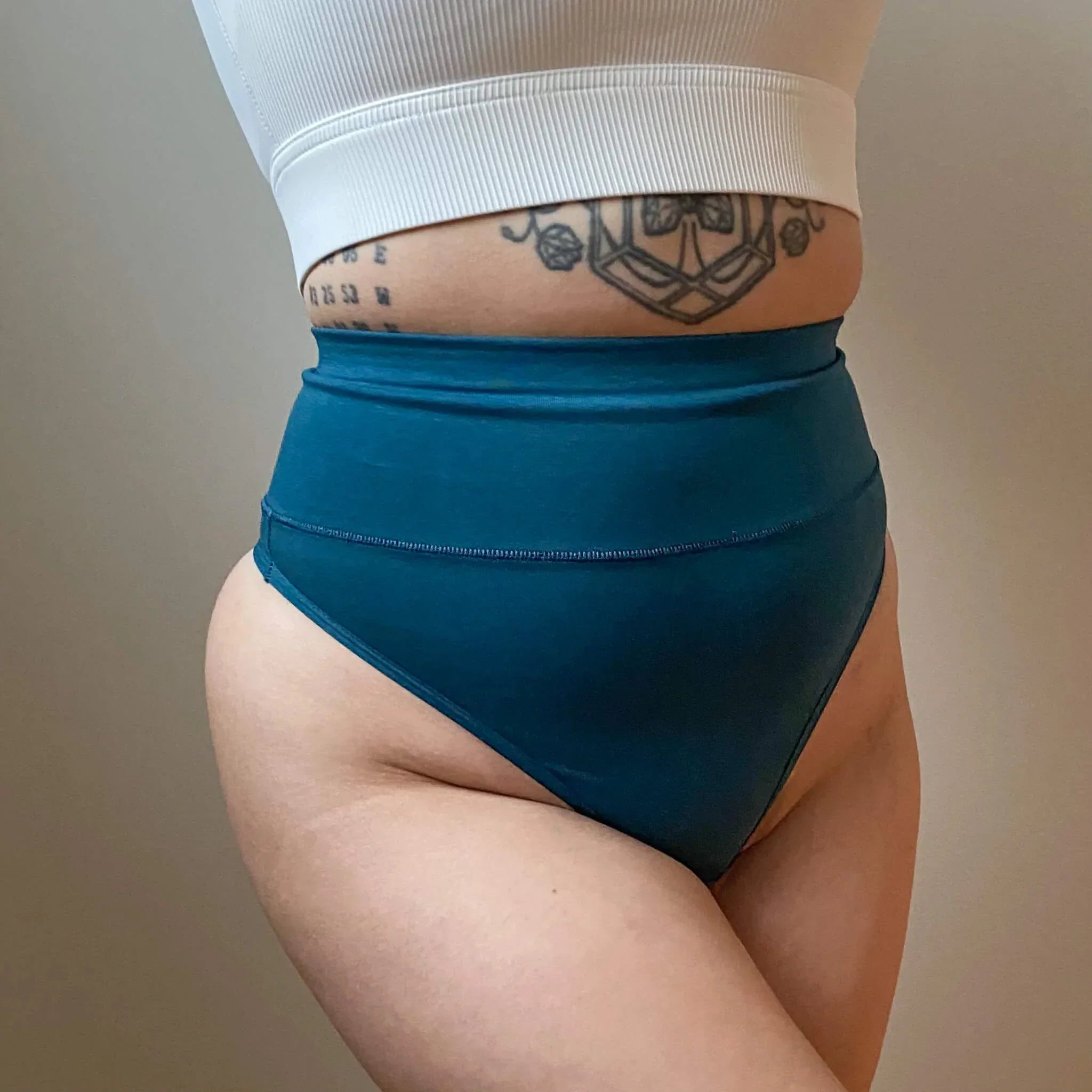 Organic Cotton G-String in Baby Blue