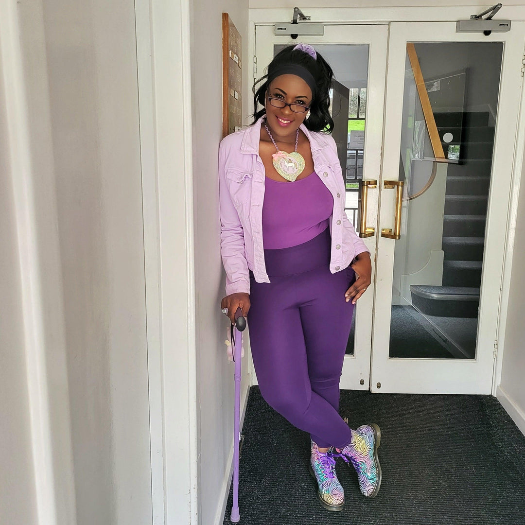 Purple Squat Proof Long Leggings - Snag – Snag Australia