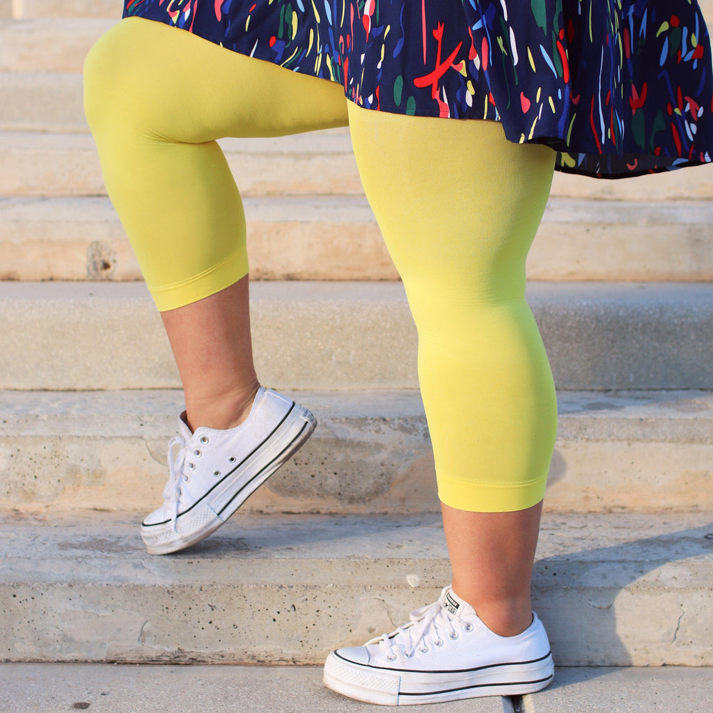 Core Tights - Stay Cool Chub Rub Capri Tights - Seahorse
