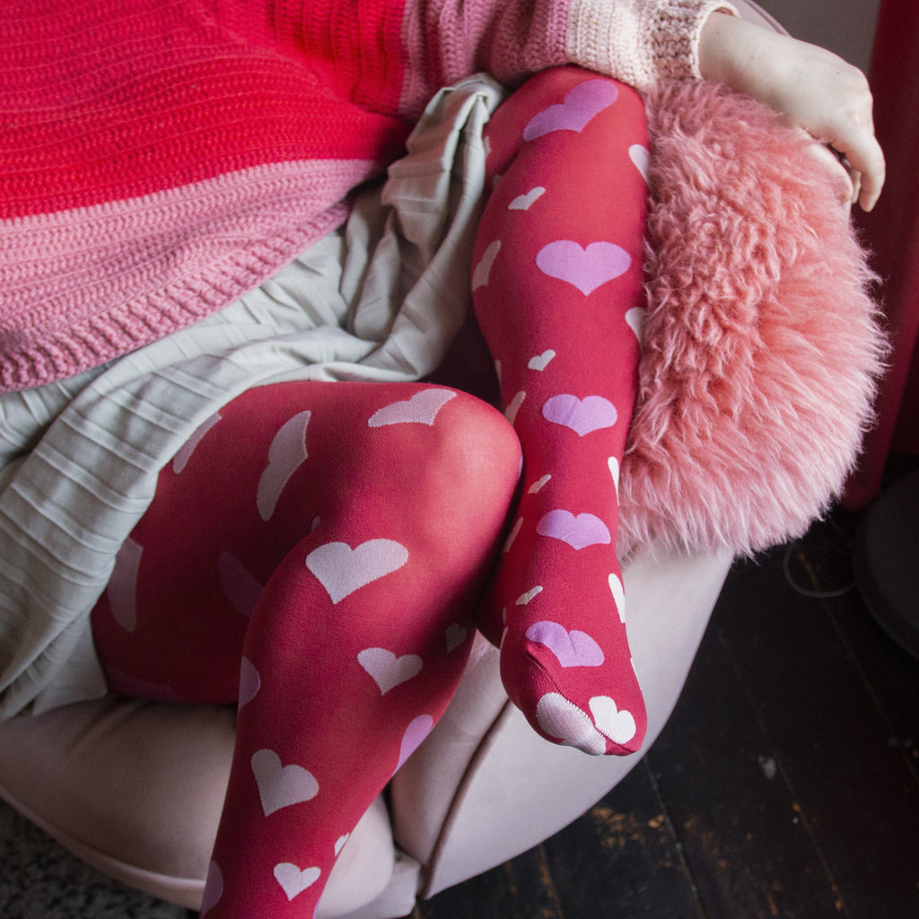 Tights - Opaque Tights - Sweetheart